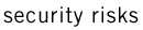 security risks